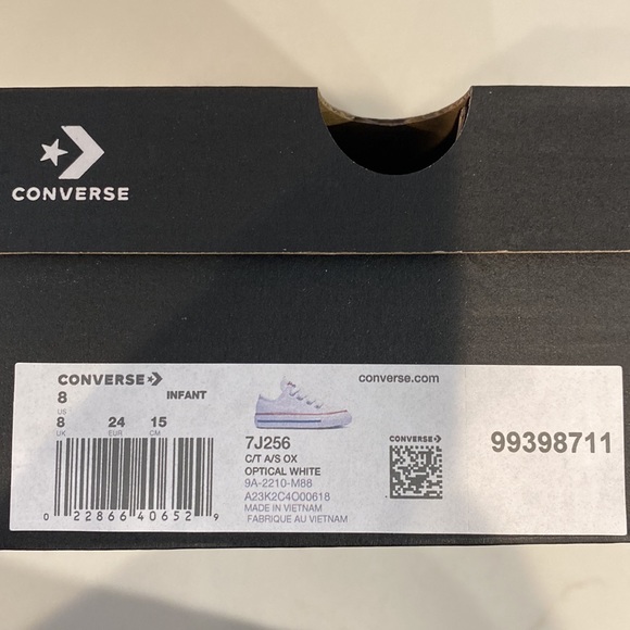 Custom toddler Converse size 8 - Picture 5 of 5